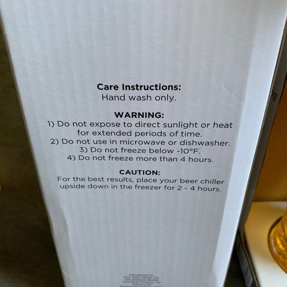 NIB 2 Beer Chiller Plastic Cups Tumblers - Picture 5 of 6